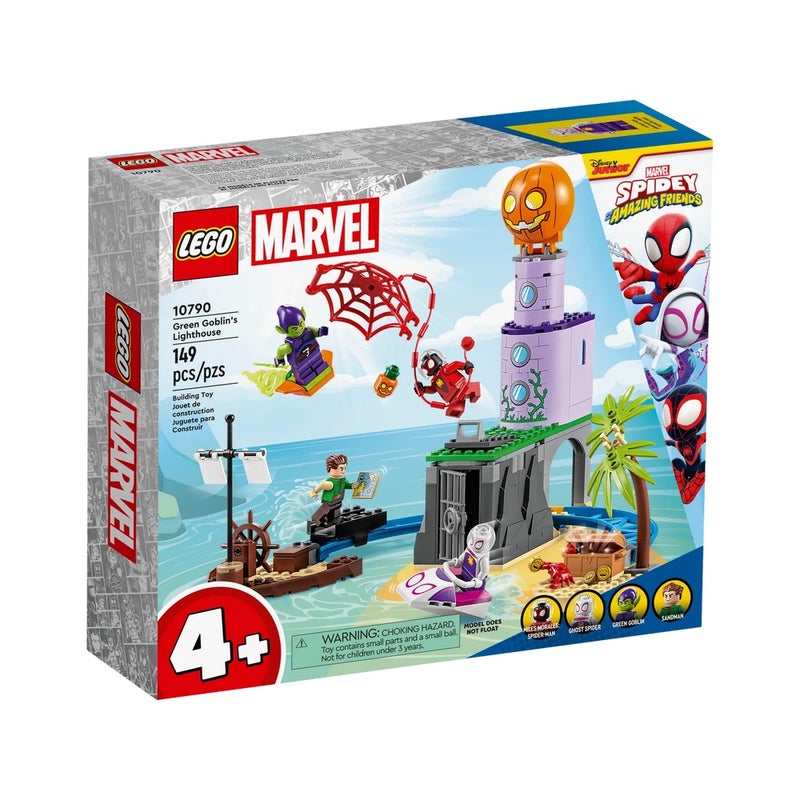 LEGO - Marvel Team Spidey at Green Goblins Lighthouse 149 Pieces - 10790 - Image 1