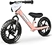 KRIDDO Toddler Balance Bike 2 Year Old Age 24 Months to 5 Years Old 12 Inch Push Bicycle with Customize Plate 3 Sets of Stickers Included Steady Balancing Gift Bike for 23 Boys Girls Pink - Image 4