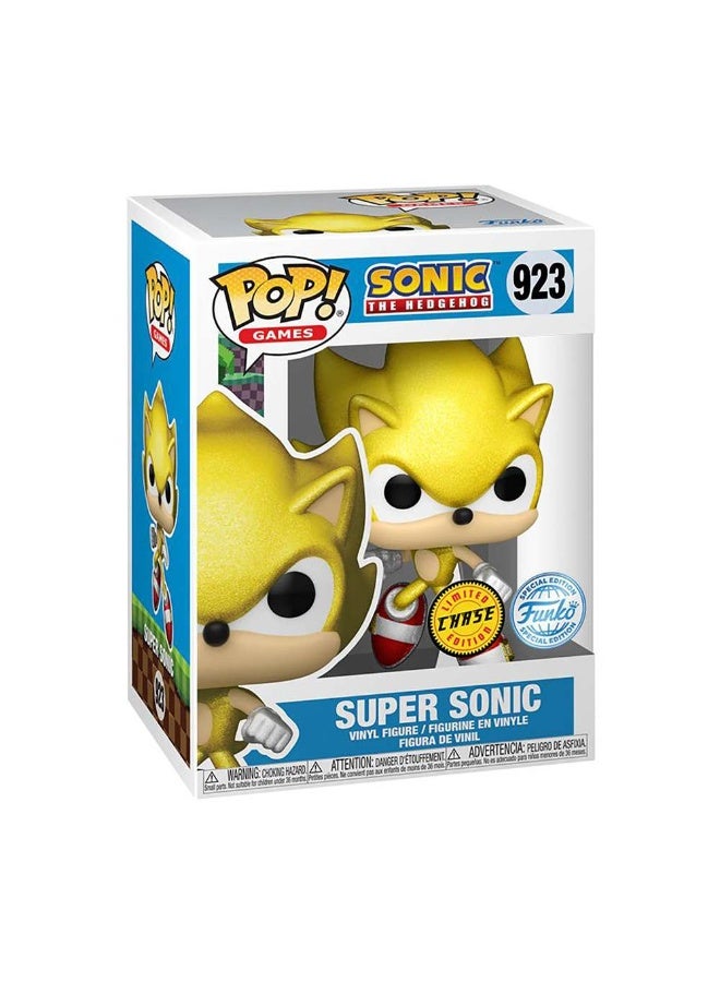 Funko Pop Games Sonic The Hedgehog Super Sonic Vinyl Figure With Chase (12 Cm) - Image 1