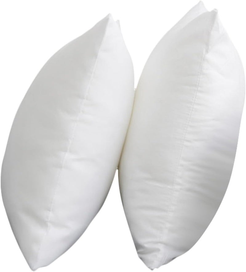 Luxshiny 2pcs Pillow Inserts Cushion Filler 45x45cm Pp Cotton Core High Resilience Rectangular Sofa Throw Pillow Inner for Home and Car Lumbar Support - Image 1
