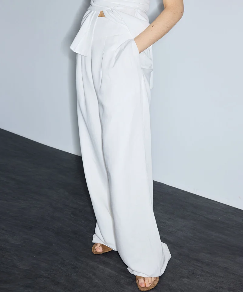 Ipekyol Double-Pleated Wide-Leg Trousers