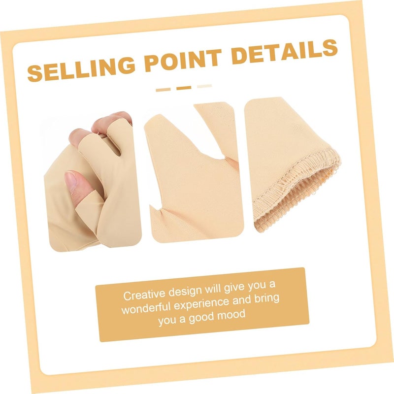 DOITOOL Arthritis Half-finger Compression Gloves 1 Pair Breathable Non-slip Hand Protectors for Swelling Relief and Joint Support in Daily Use - Image 4
