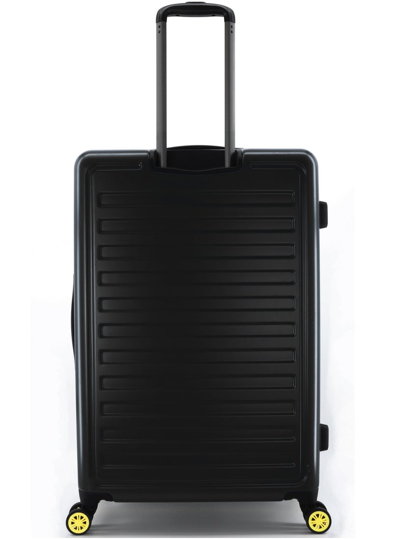 NATIONAL GEOGRAPHIC National Geographic Globe ABS Hard Shell Large Check-In Suitcase Black, Durable Lightweight Travel Luggage, 4 Double Wheel Trolley Bag with TSA Combination Lock (71cm/28 Inch).  - Image 2