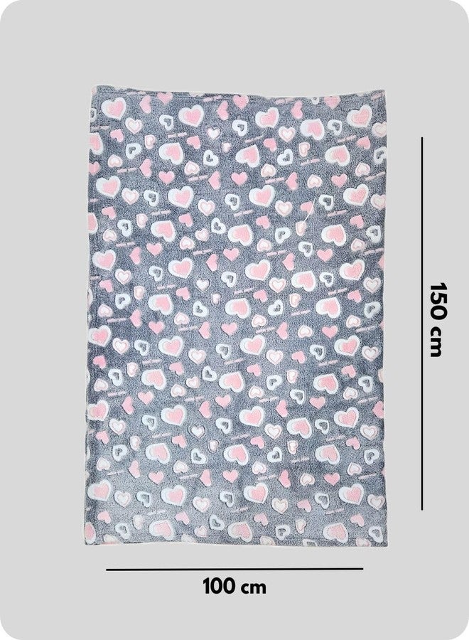 First Kick بطانية أطفال مطبوعة من فيرست كيك للأولاد والبنات (2-5 سنوات)، الطول 150 سم × العرض 100 سم، عبوة من قطعة واحدة. - Image 4