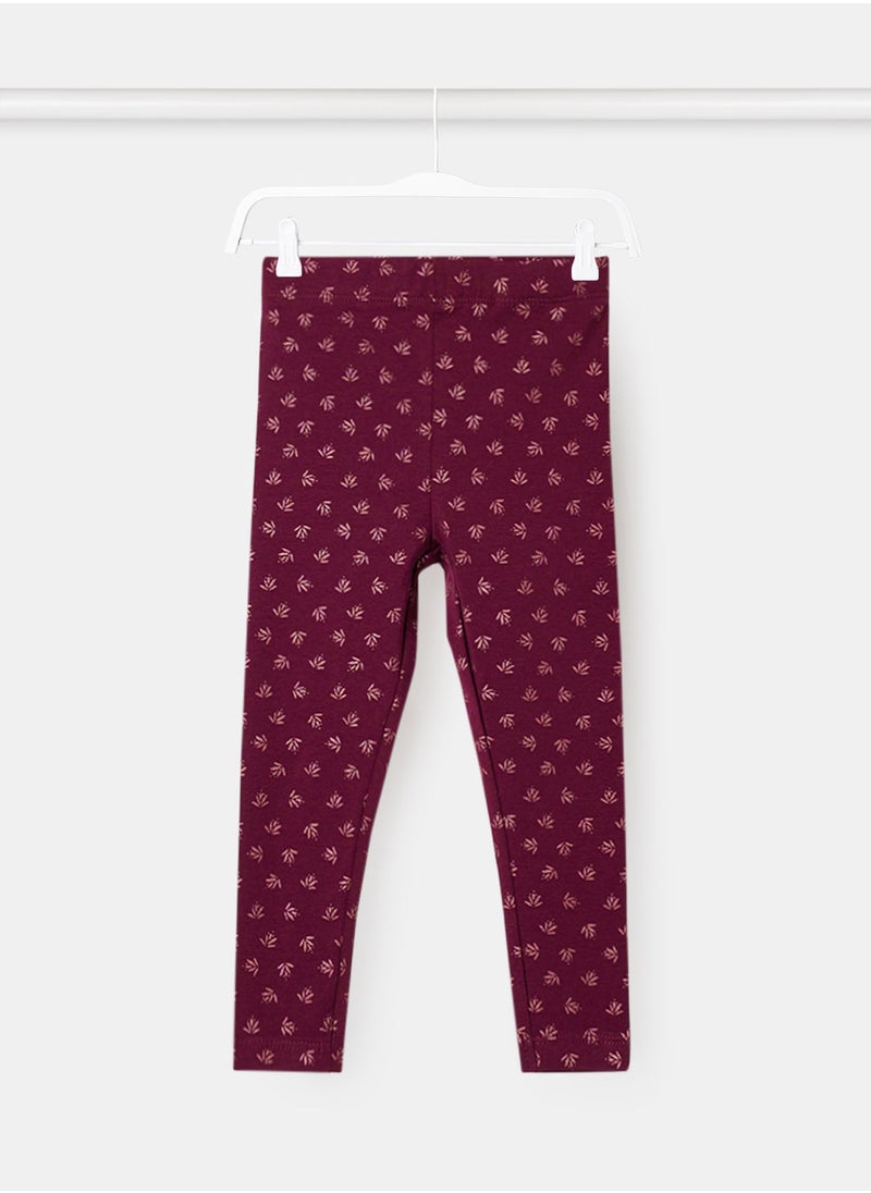 NAME IT - Girls Glitter Slim Fit Leggings - Image 1