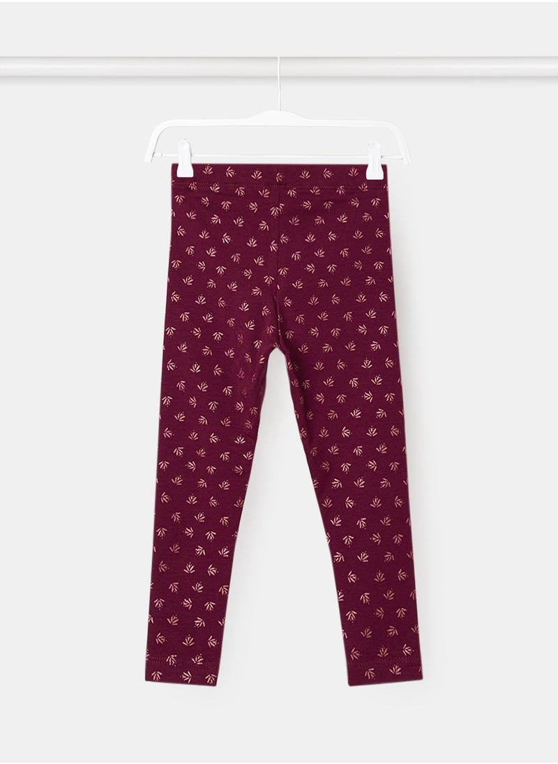 NAME IT - Girls Glitter Slim Fit Leggings - Image 1