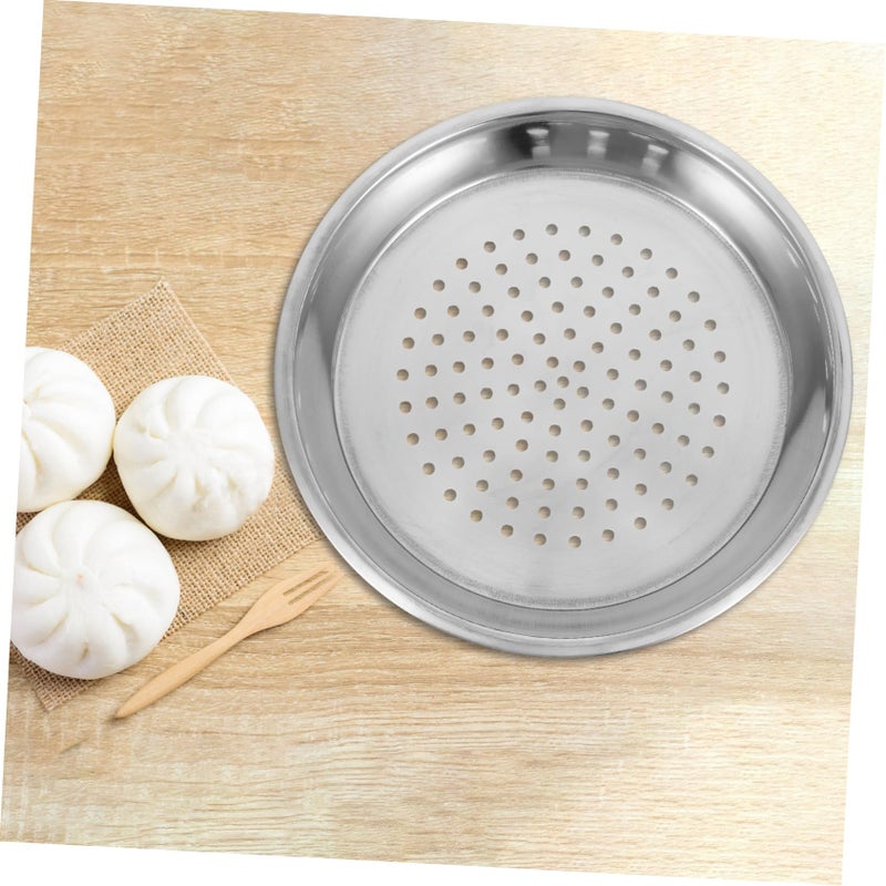 Stainless Steel Steamer Insert Compact Deep Tray For Dumplings Crab Legs Vegetables - Image 5
