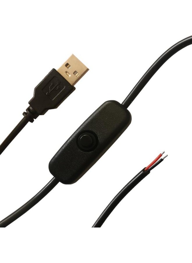 Usb Boost Line With 501 Switch 6v9v12v Fan Small Appliance Led Conversion Line Lamp DC Power Cord-Color:12v 5521 Interface With Switch
