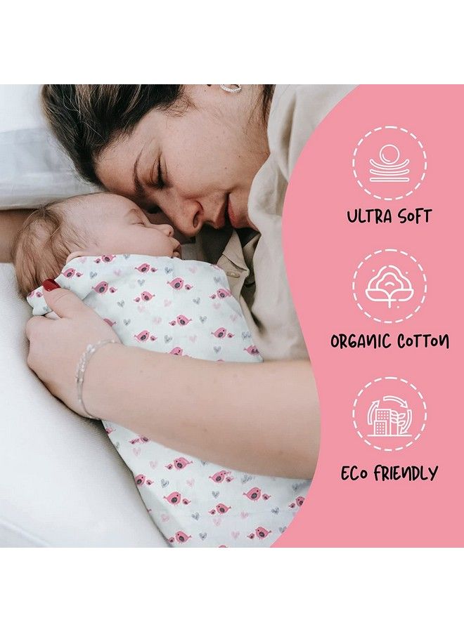 My NewBorn Hooded Swaddle For New Born Baby ; Set Of 2 ; Baby Swaddle Wrap For New Born - Image 5
