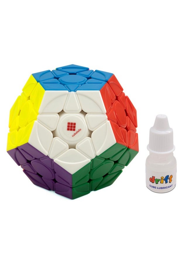 كوبليلو - مكعب الألغاز المغناطيسي Cubelelo Drift Megaminx M + مُشَحِّن المكعب | مكعب سرعة Megaminx مُتَطَوِّر مع مُشَحِّن احترافي | مثالي للأطفال والكبار وهواة المكعبات السريعة وهواة الألغاز - Image 1