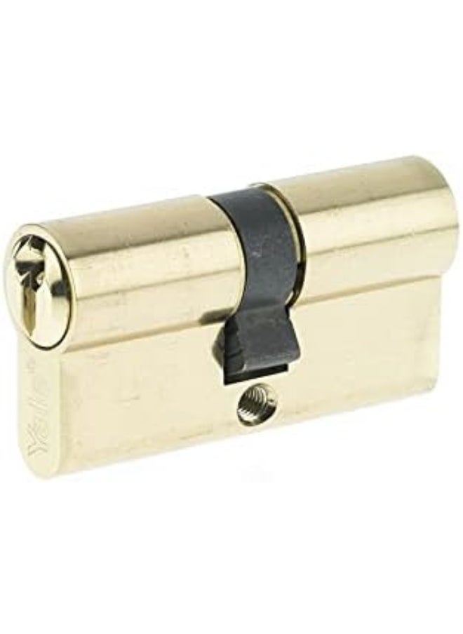 Yale 500 Series Double Euro Profile Cylinder 30+30 Polished Brass  - Image 4