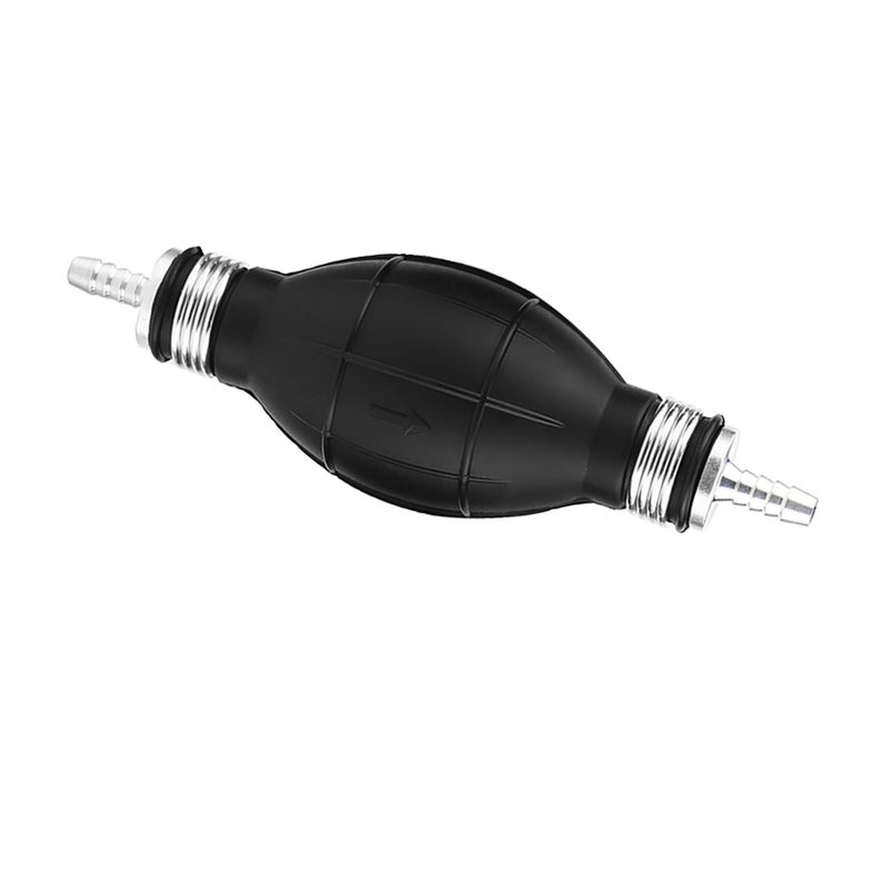 10mm Rubber & Aluminum Fuel Pump Line Hand Primer Bulb Gas Petrol For Car Boat Marine Outboard - Image 1