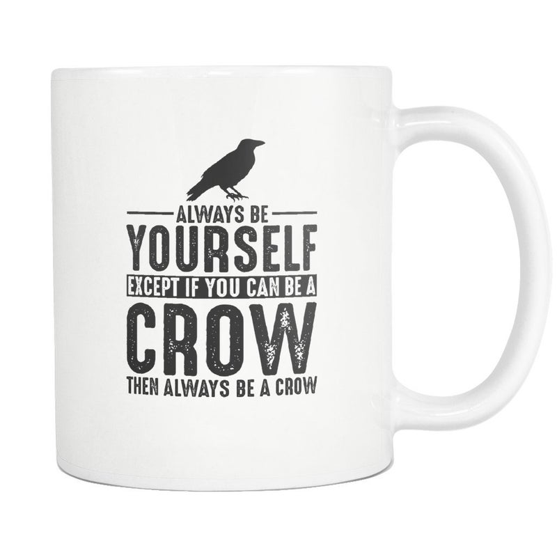 VIGAT Crow Coffee Mug Funny Gift Tea Cup White 11oz