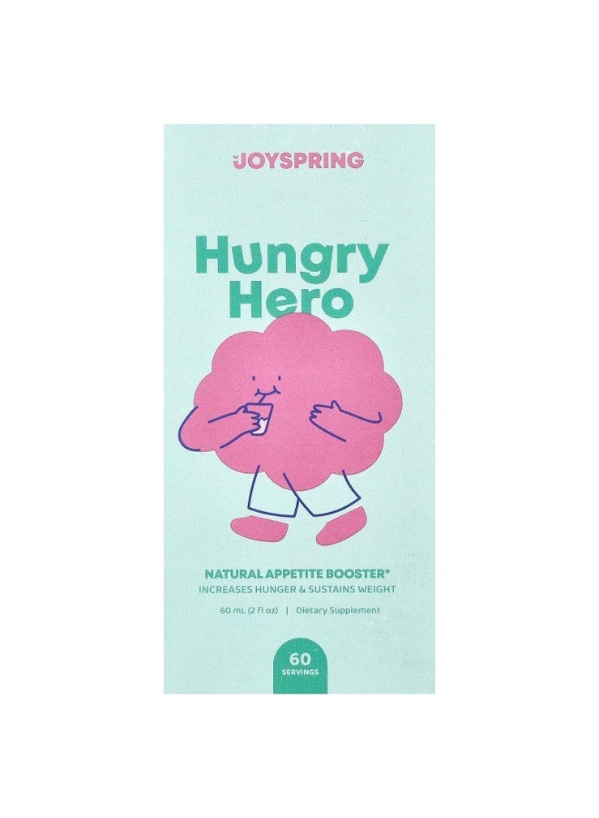 JoySpring Hungry Hero, Natural Appetite Booster, 2 fl oz (60 ml) - Image 1