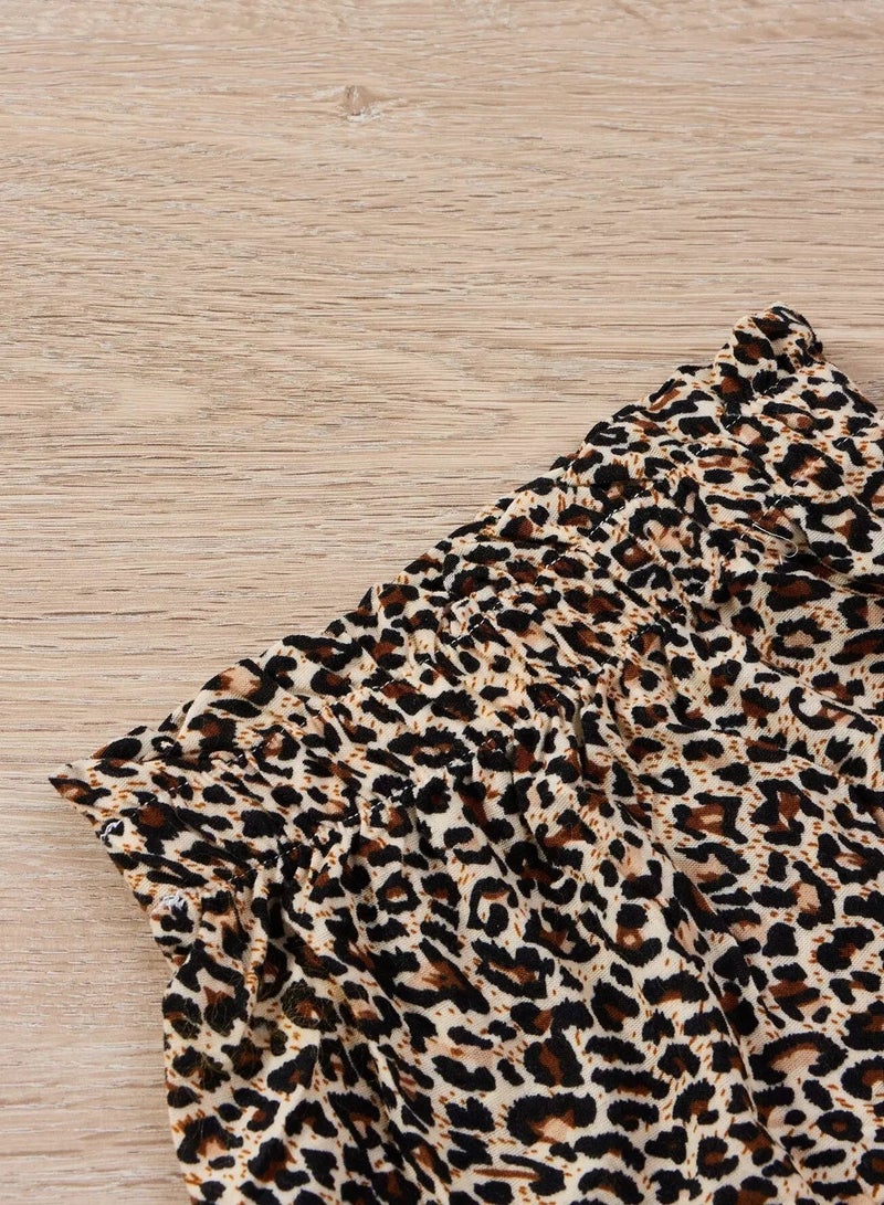 Baby Girl Leopard Shorts  - Image 3