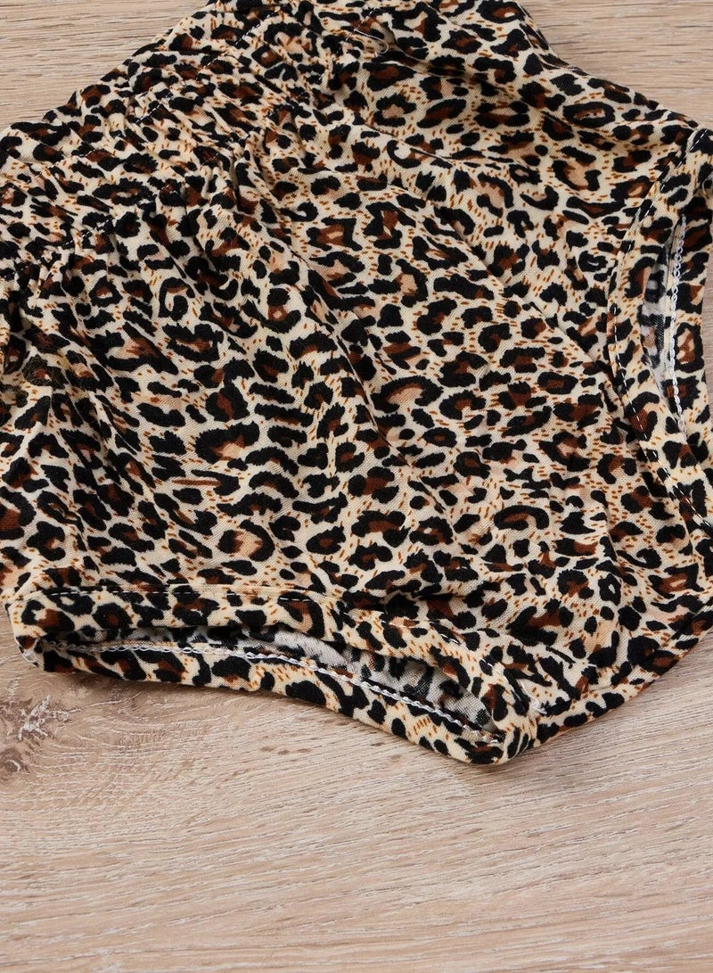 Baby Girl Leopard Shorts  - Image 4