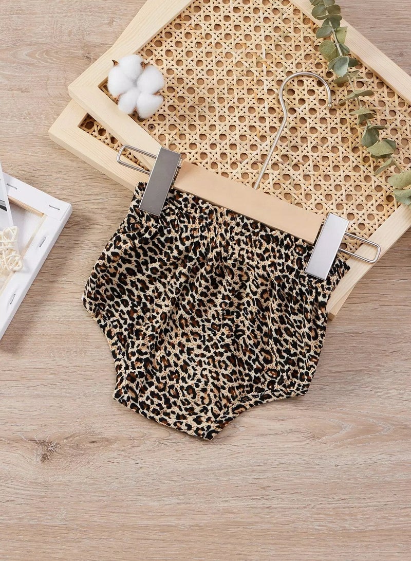 Baby Girl Leopard Shorts  - Image 2