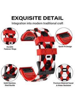 MYSNBKN Compatible with Fenix 6/6 Pro Band Easy Fit 22mm Soft Silicone Watch Bands Replacement for Fenix 5 Plus/Fenix 5/Fenix 7/Forerunner 935/Forerunner 945/Approach s60/Quatix 5 Smartwatches  - Image 2