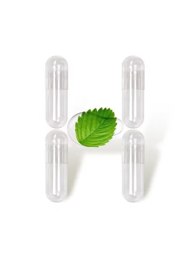 HY 100 Pcs Empty Capsules, Empty Gelatin Capsules, Empty Pill Capsules, Do It Yourself Capsule Filler, Empty Fillable Pill Capsules - Image 3