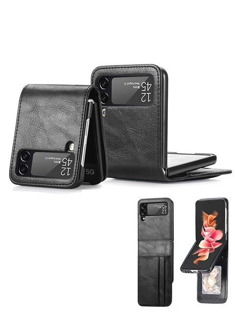 حافظة جلدية مقاومة للصدمات لهاتف Samsung Galaxy Z Flip 4 5G