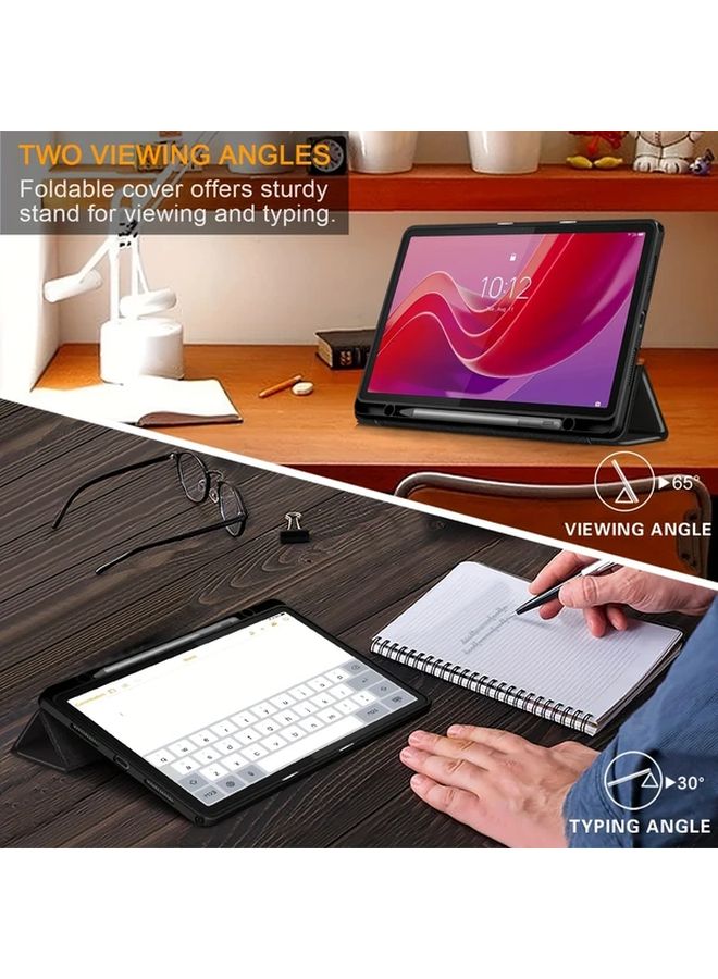 Magnetic Stand Case For 11 Inch Tablet Black Auto Wake Sleep Pen Holder - Image 4