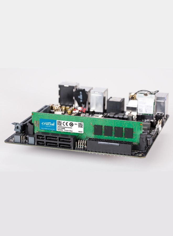 كروشيال رام DDR4 للكمبيوتر المكتبي أخضر/أسود - Image 4