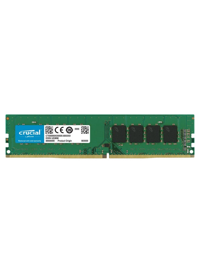 كروشيال رام DDR4 للكمبيوتر المكتبي أخضر/أسود - Image 1