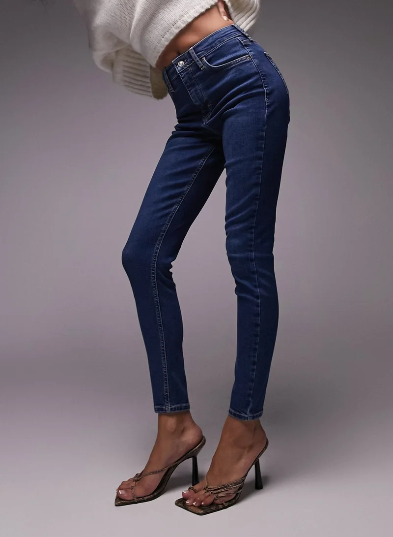 TOPSHOP High Waist Skinny Jeans