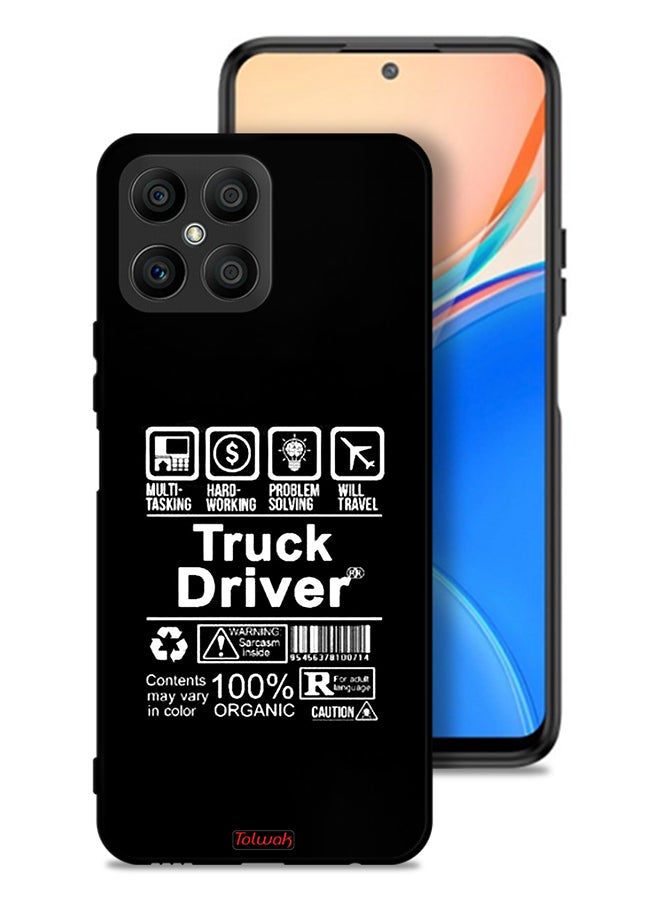 Tolwak Honor X8 4G Protective Case Cover Truck Driver Sticker - Image 1