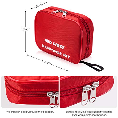 Medarchitect AED First Kit with CPR, Gloves, Razor, Scissors, Gauze Pads, and Cleansing Wipes for AED Training - Image 5