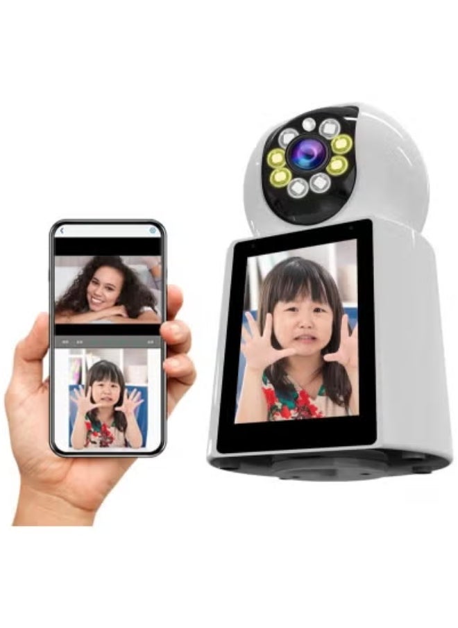 JAJEEK - 4K HD Indoor Security Camera with 360° Pan & Tilt – Ultra-Clear Night Vision Wi-Fi Smart Surveillance Camera for Home & Office – Motion Detection Alerts with Real-Time Mobile Notifications – Two-Way Audio, App Control, Wireless Indoor CCTV Camera - Image 1