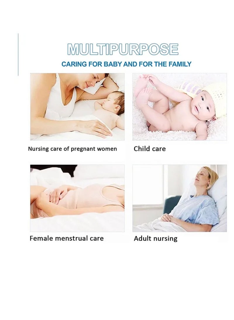 A TO Z A to Z - Disposable Changing Mat size (45cm x 60cm) Large- Premium Quality for Baby Soft Ultra Absorbent Waterproof - Pack of 20 - Blue  - Image 4