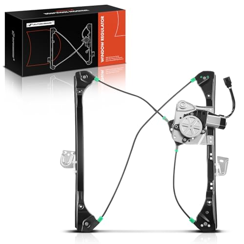 A-Premium Power Window Regulator with Motor Replacement for Oldsmobile Alero Pontiac Grand Am 1999-2005 Front Driver Side 4-Door - Image 1