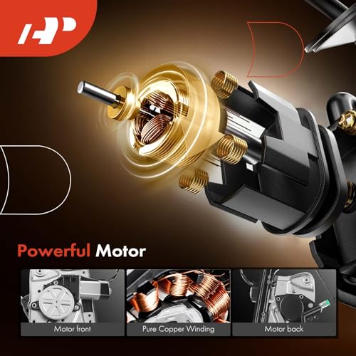 A-Premium Power Window Regulator with Motor Replacement for Oldsmobile Alero Pontiac Grand Am 1999-2005 Front Driver Side 4-Door - Image 4