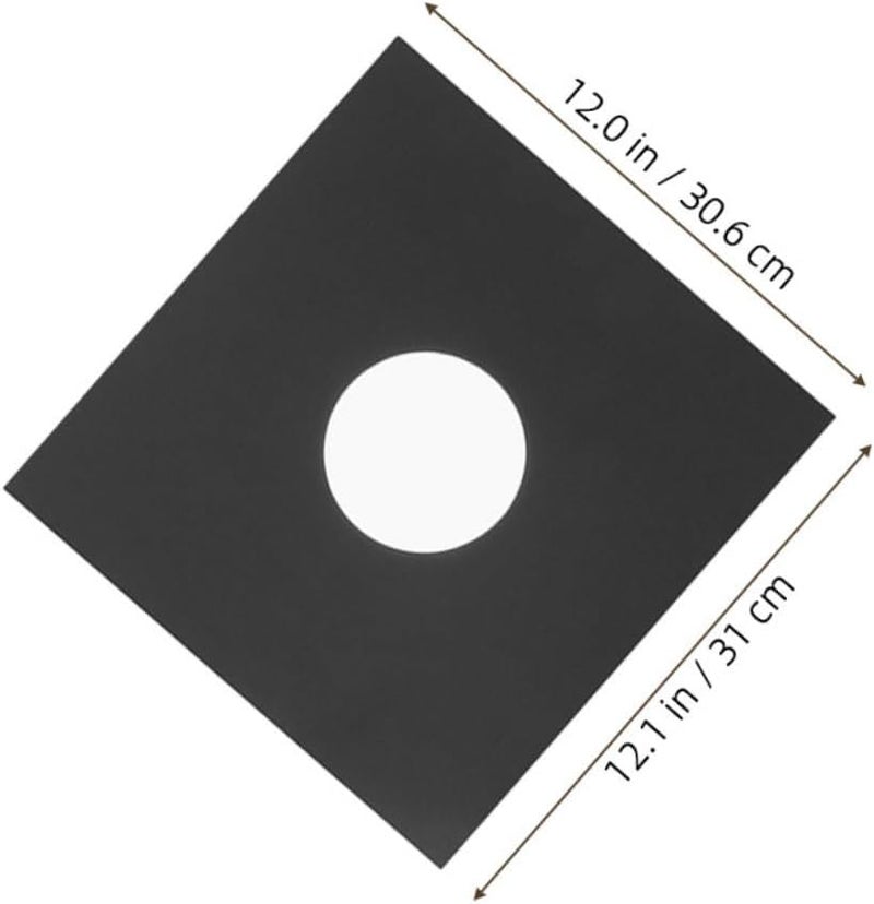 Kraft Paper Vinyl Record Sleeves 12Pcs Dual Protection For Album Storage - Image 3