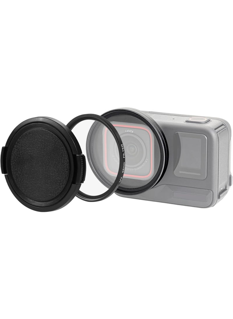 PULUZ PULUZ Lens Filter Kit for Insta360 Ace Pro 52mm Filter Adapter Ring Aluminum Alloy Lens Frame UV Lens Cap Protection Cover for Insta360 Ace Pro Action Camera Accessories  - Image 1