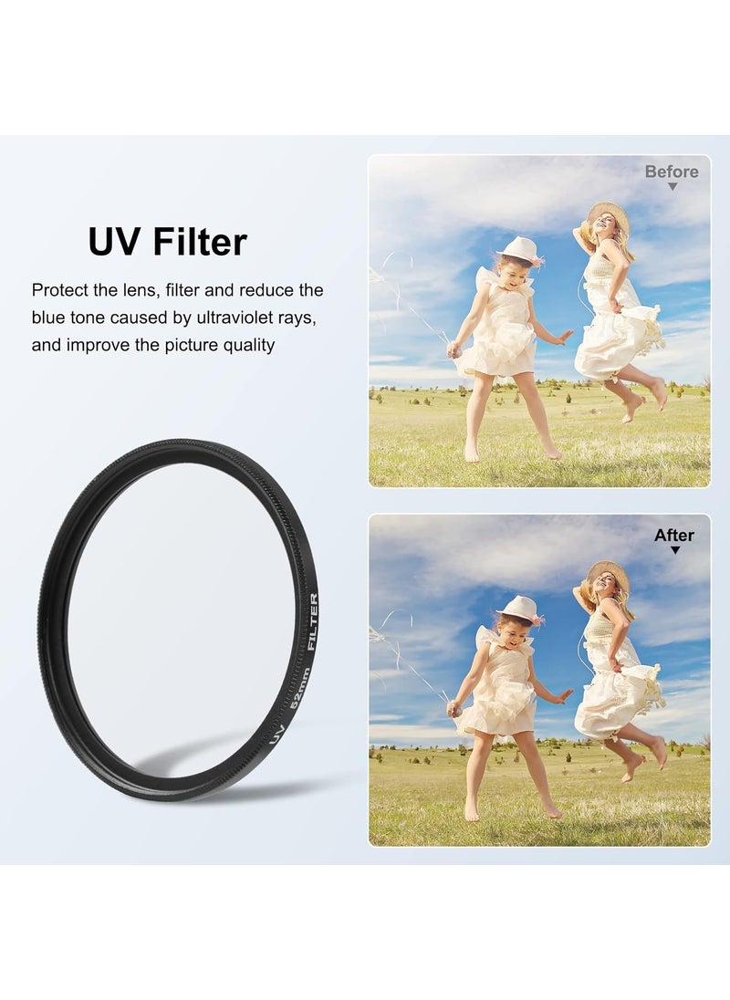 PULUZ PULUZ Lens Filter Kit for Insta360 Ace Pro 52mm Filter Adapter Ring Aluminum Alloy Lens Frame UV Lens Cap Protection Cover for Insta360 Ace Pro Action Camera Accessories  - Image 2