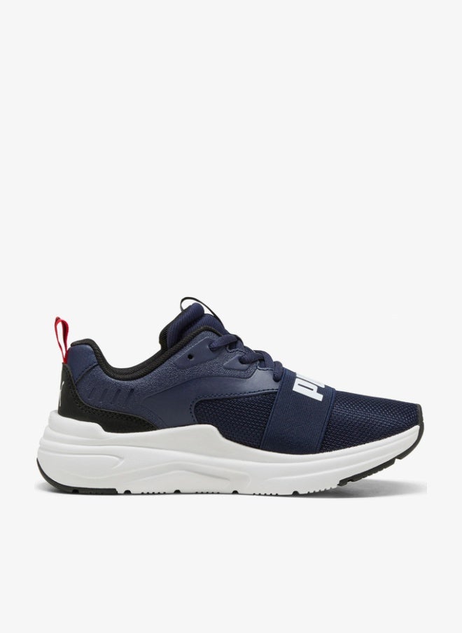 PUMA حذاء بومة سوفترايد وايرد 2 جونيور - أسود - Image 1