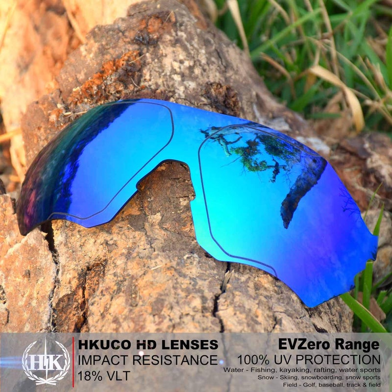 Generic HKUCO Reinforce Replacement Lenses For Oakley EVZero Range Blue/Green Sunglasses  - Image 2