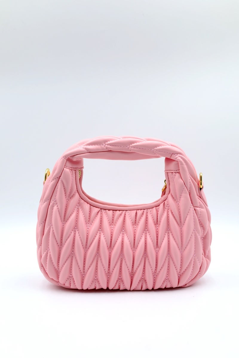 Miu Miu MIU Wander nappa leather hobo Shoulder Bag With Crossbody Strap Zip Closure  - Image 2