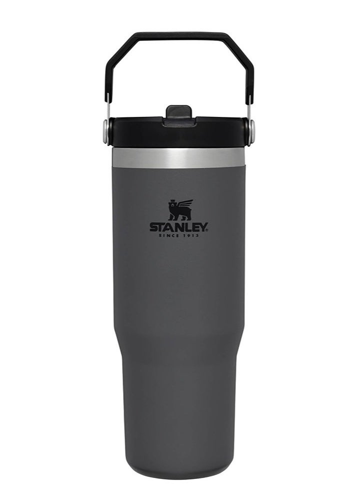 Stanley IceFlow Stainless Steel Tumbler - Vacuum Insulated Water Bottle for Home, Office or Car Reusable Cup with Straw Leak Resistant Flip Cold for 12 Hours or Iced for 2 Days, 30oz - Image 1