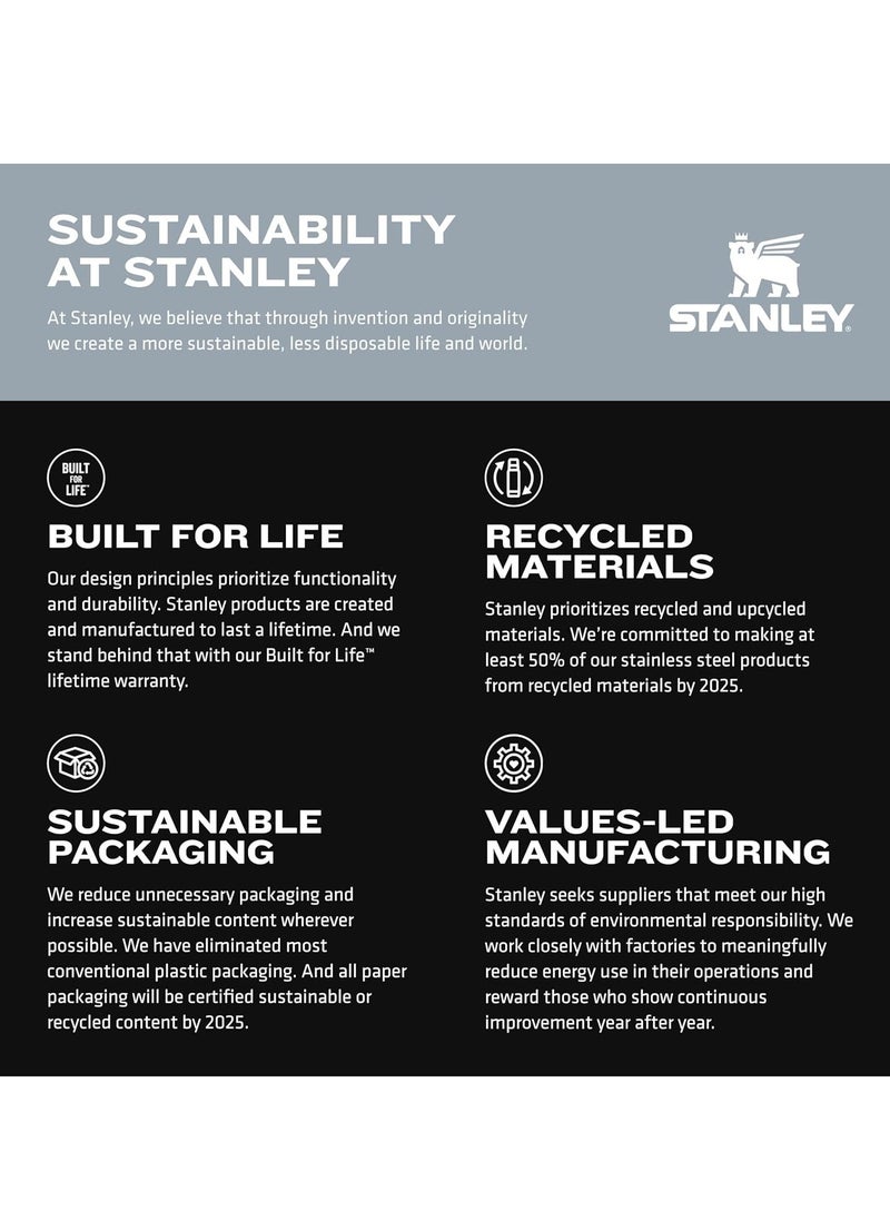 Stanley IceFlow Stainless Steel Tumbler - Vacuum Insulated Water Bottle for Home, Office or Car Reusable Cup with Straw Leak Resistant Flip Cold for 12 Hours or Iced for 2 Days, 30oz - Image 5