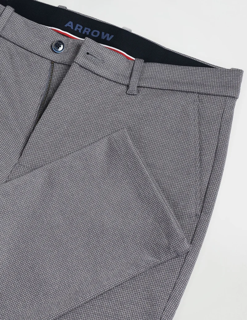 Arrow  Autoflex Skinny Fit Casual Trousers for Men | Best Price UAE