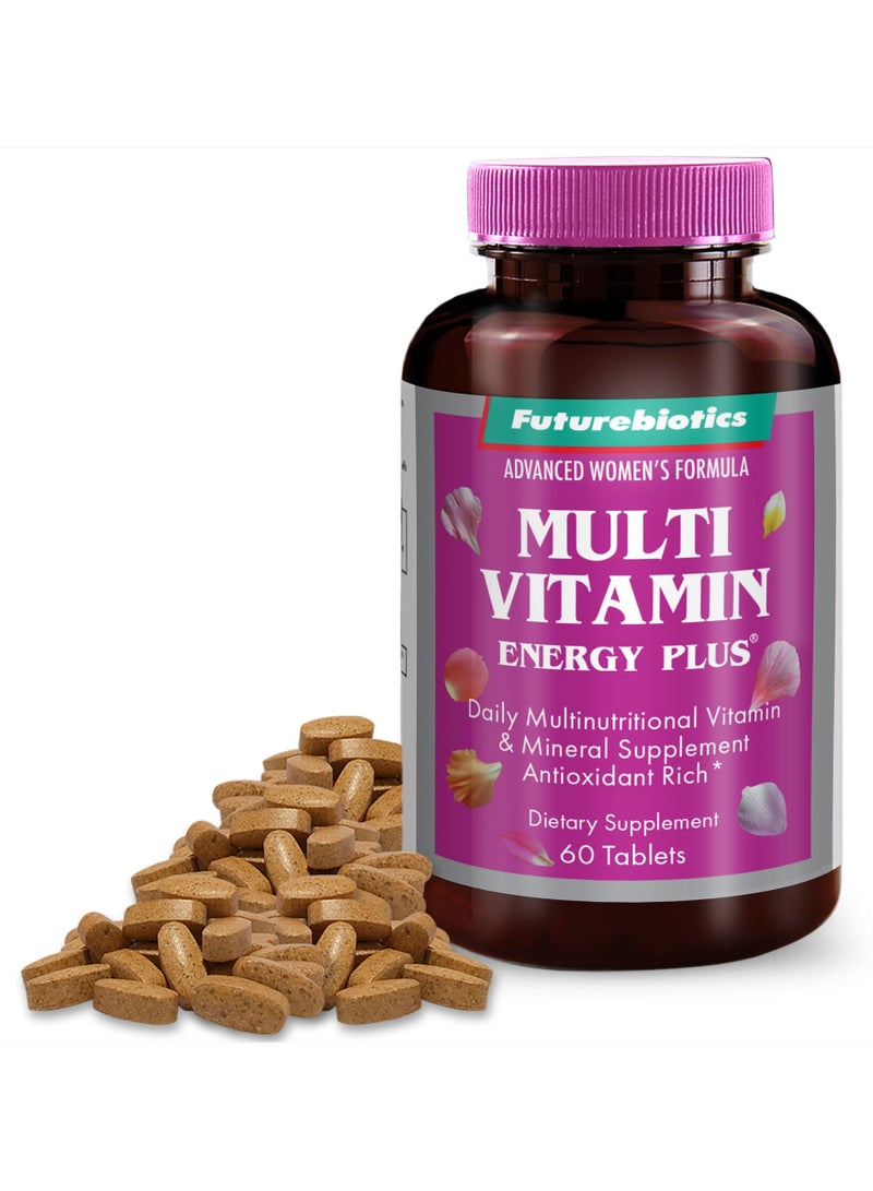 Futurebiotics Advanced Women's Formula, Multi Vitamin Energy Plus, 60 Tablets - Image 2