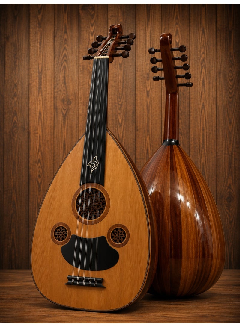 Syrian Ziryab Musical Oud Turkish Model No.1 Cedar Top Walnut & Mahogany Back