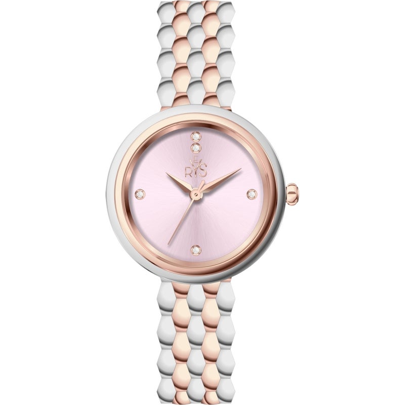 REYS WATCH WATCH FOR WOMEN PINK DIAL R2058-TPI