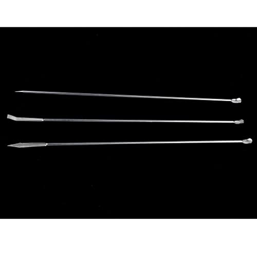 CALANDIS® 3Pcs Stainless Steel Micro Medicine Spoon Micro Spoon Spatula, 22Cm Length - Image 5
