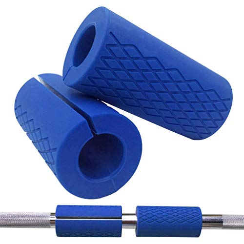 serveuttam Thick Bar Grips - Non-Slip Barbell Grips Silicone Rubber Dumbbell Grips Fat Bar Training and Muscle Growth Easily Attachable to Any Barbell, Dumbbell and Kettlebell - Image 3