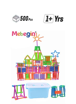 500PCS Building Blocks Set with Storage Box, Colorful Building Toys, Educational Learning Toys, DIY Interlocking Connecting Kit, Creative STEM Toy, Good Helper for Parent-child Entertainment, Ideal Gift for Kids - pzsku/Z6FFE30FCB21EEBFCA367Z/45/1749118971/8b6decb3-d230-40dc-a320-40885a361ea9