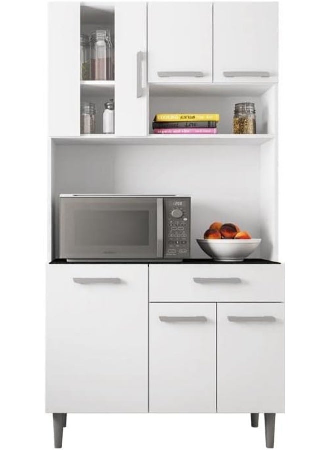 طقم مطبخ بـ 6 أبواب ودرج واحد من كارول - Image 1